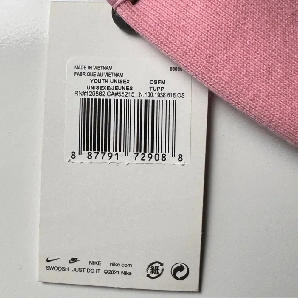 Nike Youth  Pink  Fleece Cold Weather  Knit Headband
